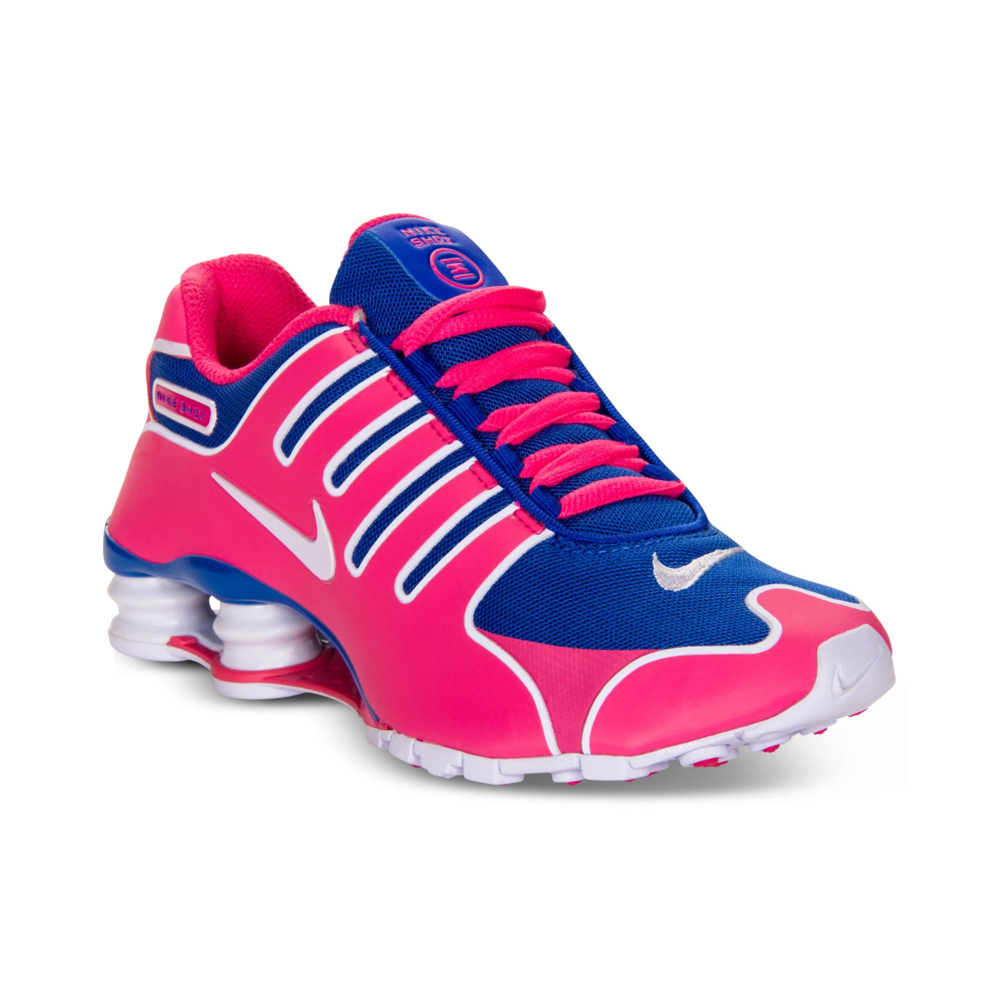 nike hyper bluepink force shox nz ns running sneakers product 1 12143584 113651426