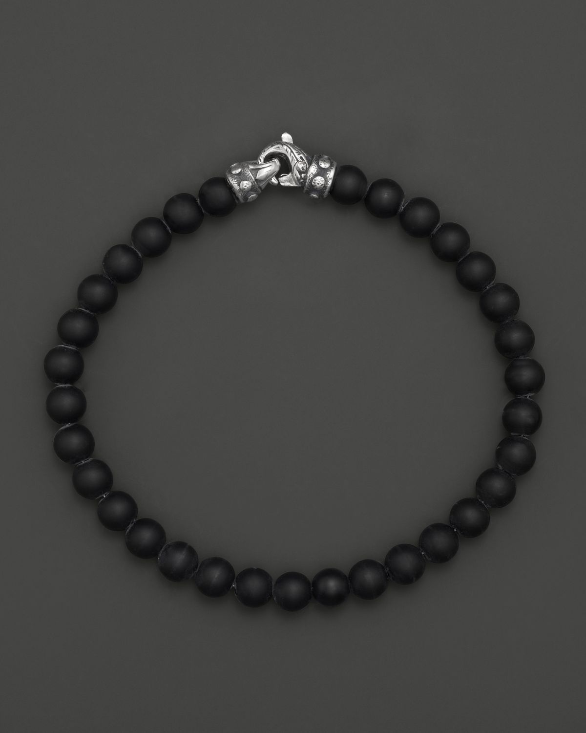 Lyst Scott Kay Mens Black Onyx Beaded Bracelet In For Men Gallery