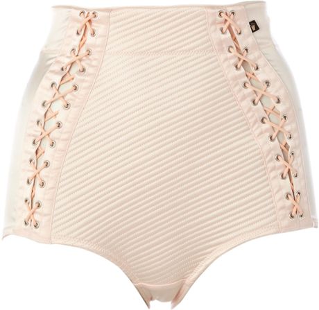 Triumph Vintage Touch High Waisted Panty in Beige (Pink) | Lyst