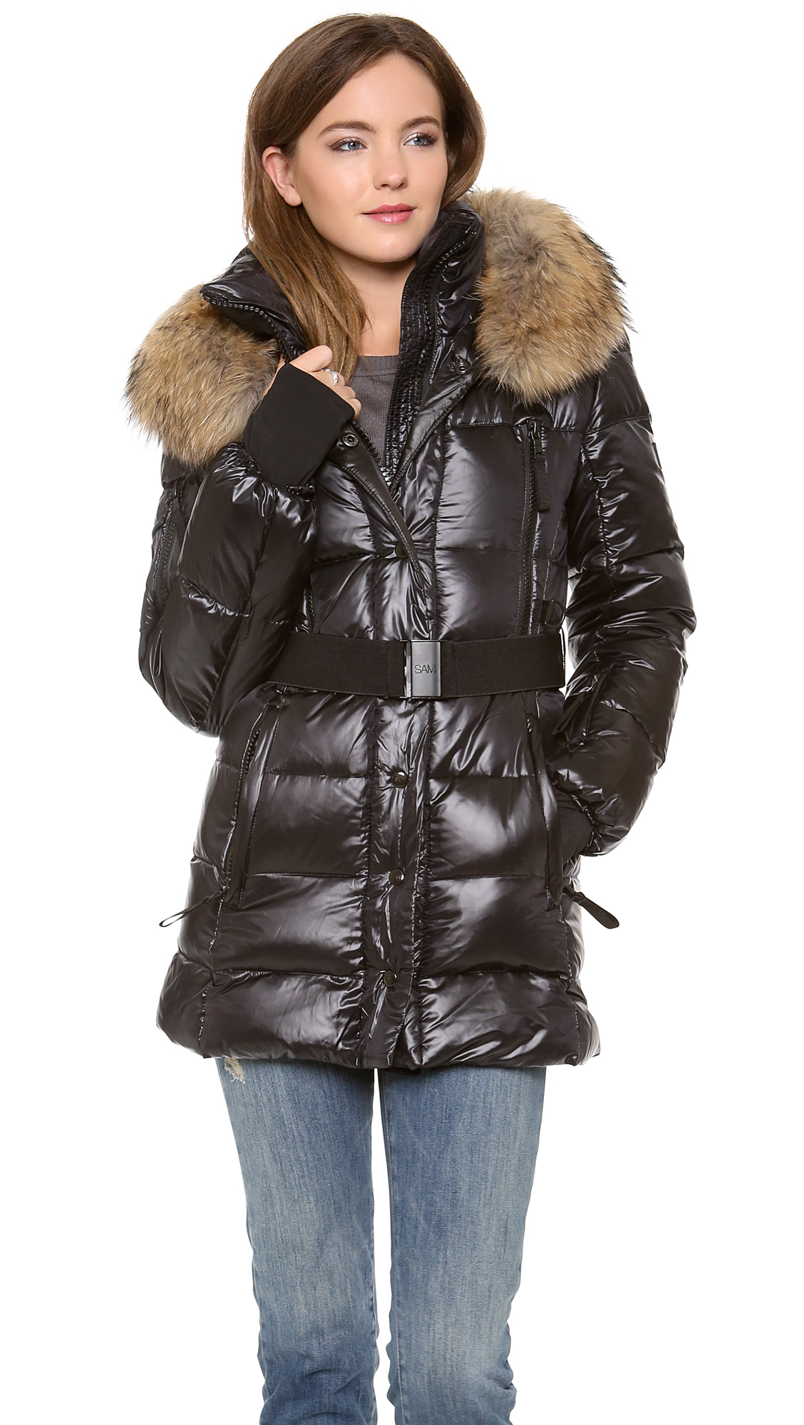 Sam. Millennium Down-filled Jacket in Black | Lyst