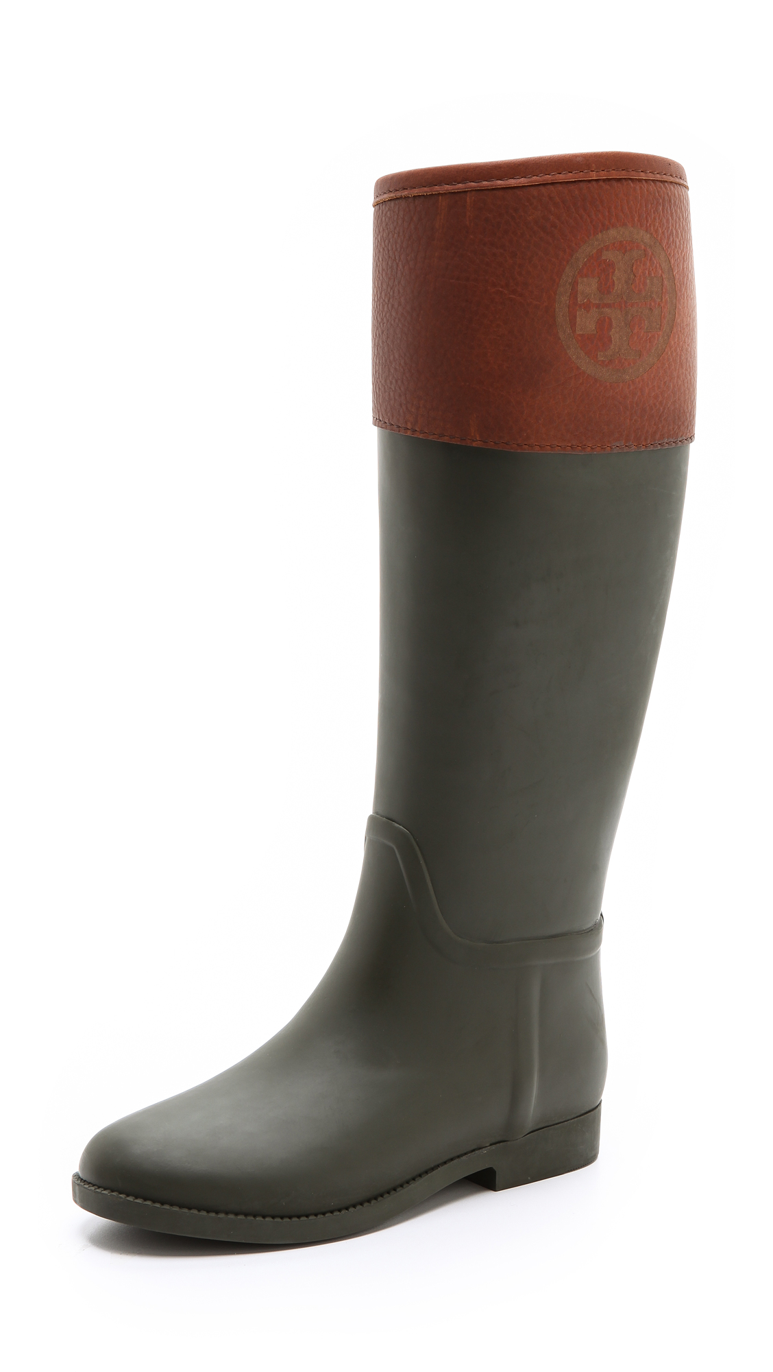 Lyst - Tory Burch Diana Rain Boots in Green1128 x 2000