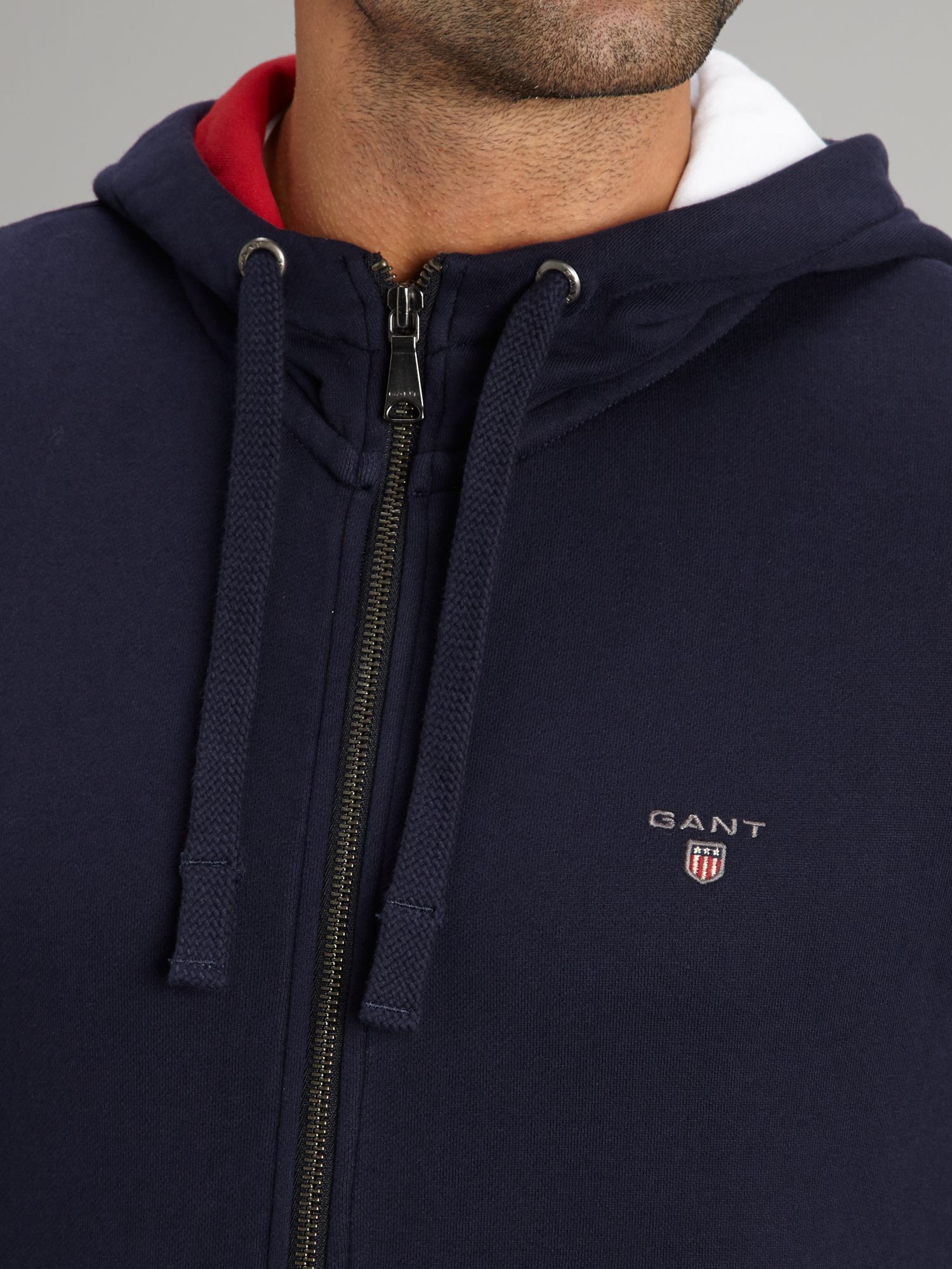 New Stone Monkey Men’s Full Zip Long Sleeve Hooded fleece