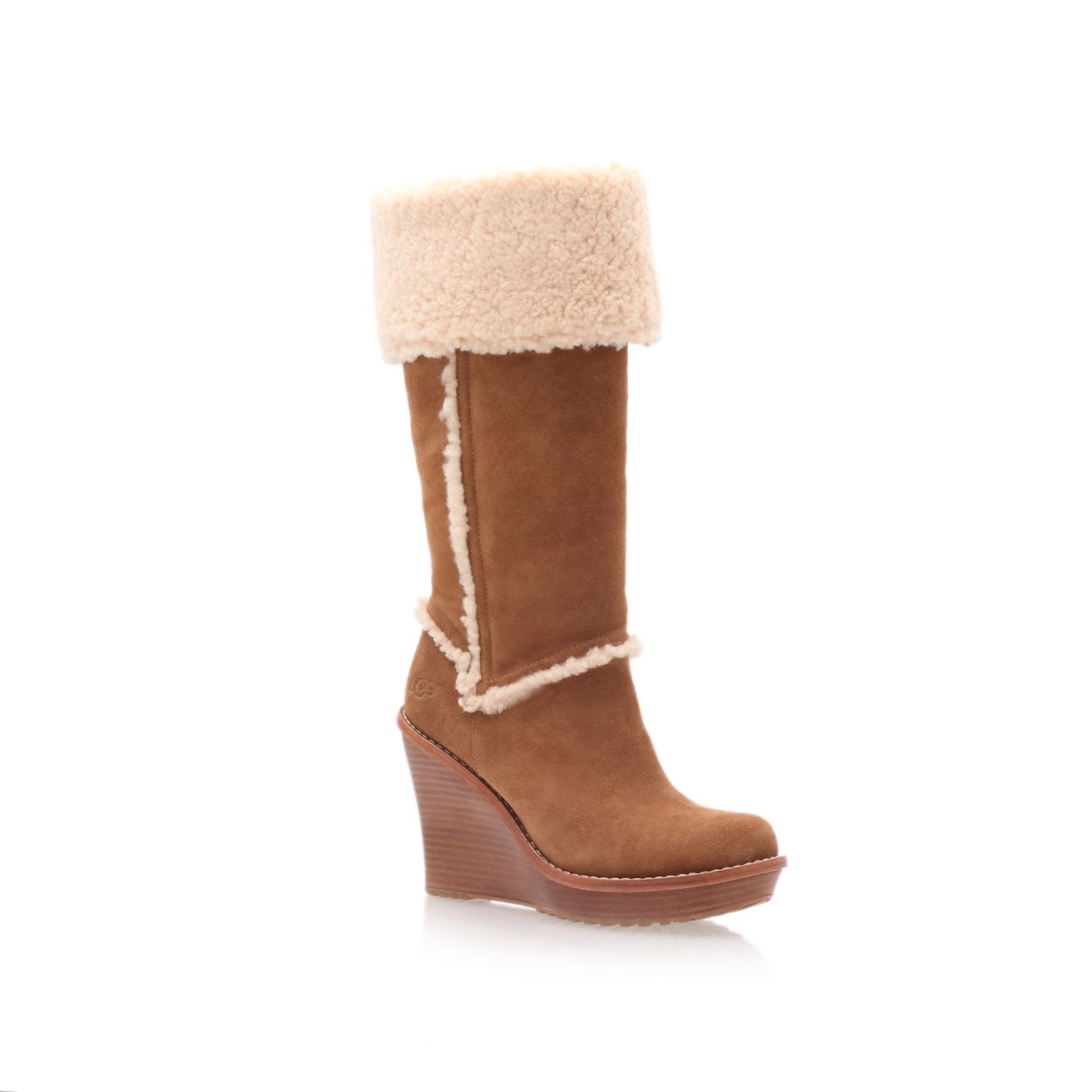 Ugg Aubrie Long Boots in Brown Lyst