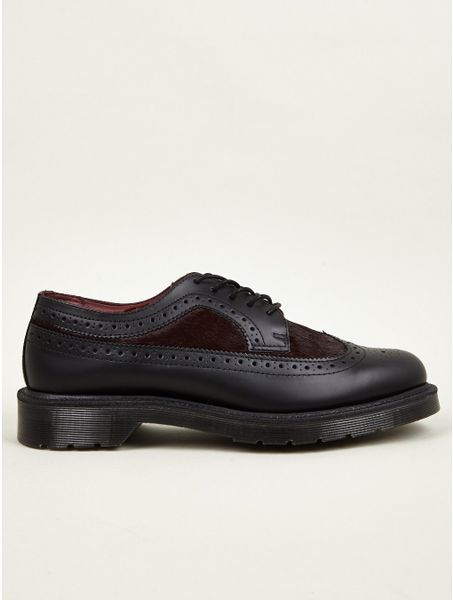 Dr. Martens Mens Oxblood Nash Brogue Shoes in Purple for Men (oxblood ...