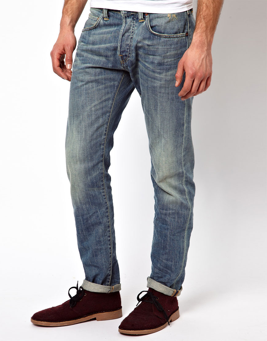 Lyst Edwin  Jeans  Ed 55 Relaxed Tapered Bronco Wash in 