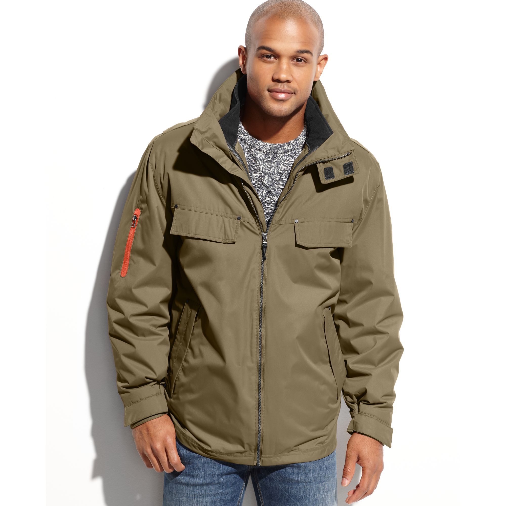 London fog Billings 3-In-1 Systems Insulated Jacket in Natural for Men ...
