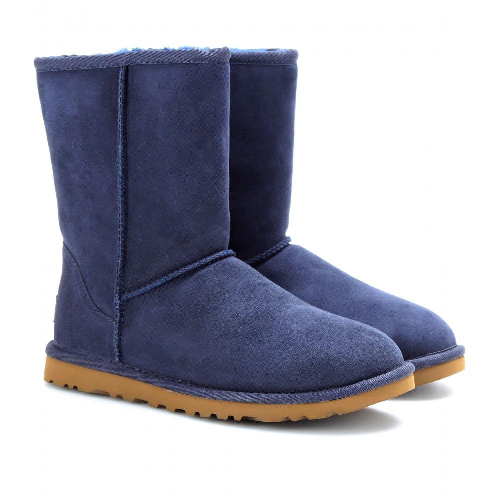 Ugg Classic Short Boots in Blue (navy) | Lyst