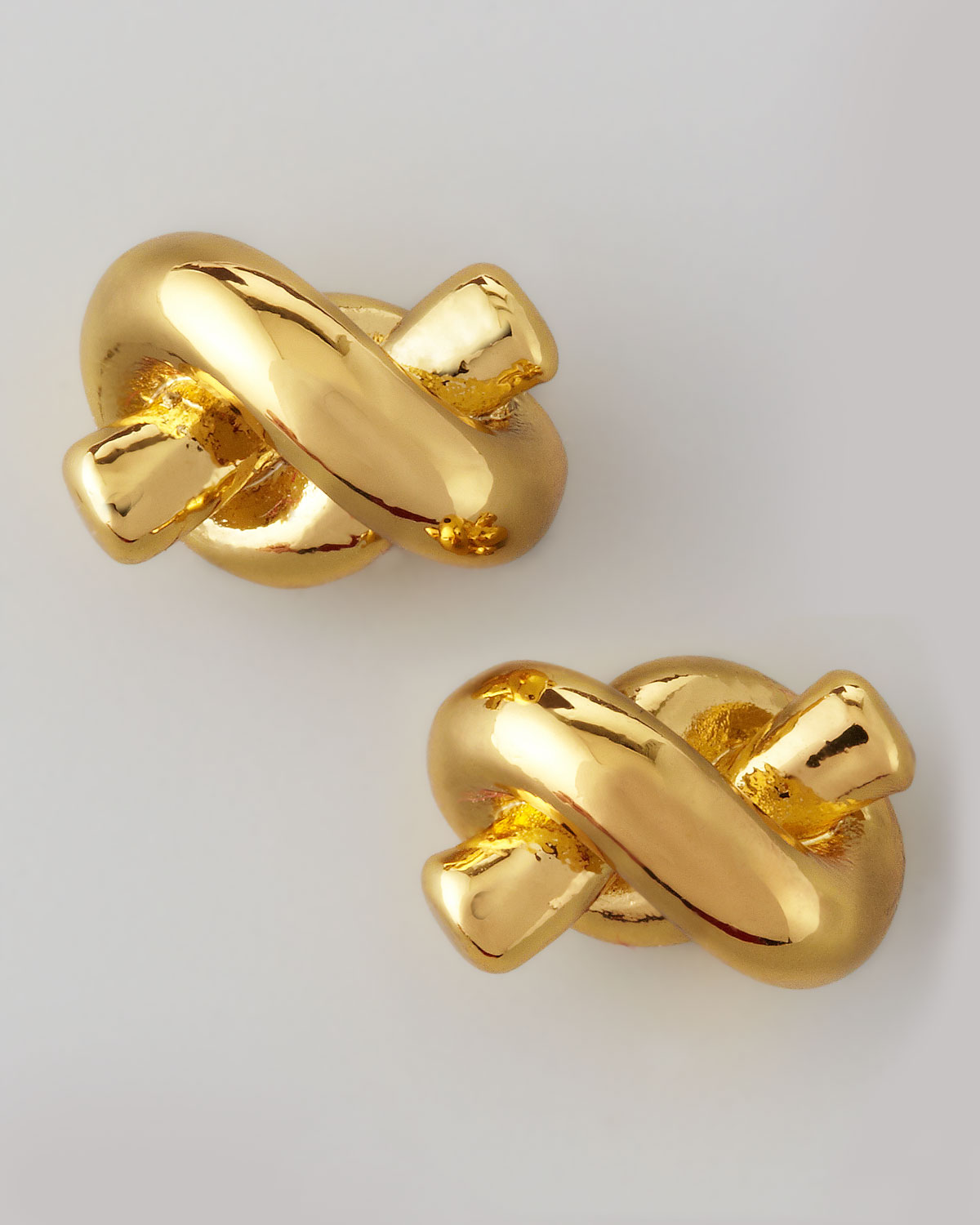 Lyst Kate Spade New York Sailor S Knot Stud Earrings In Metallic Gallery