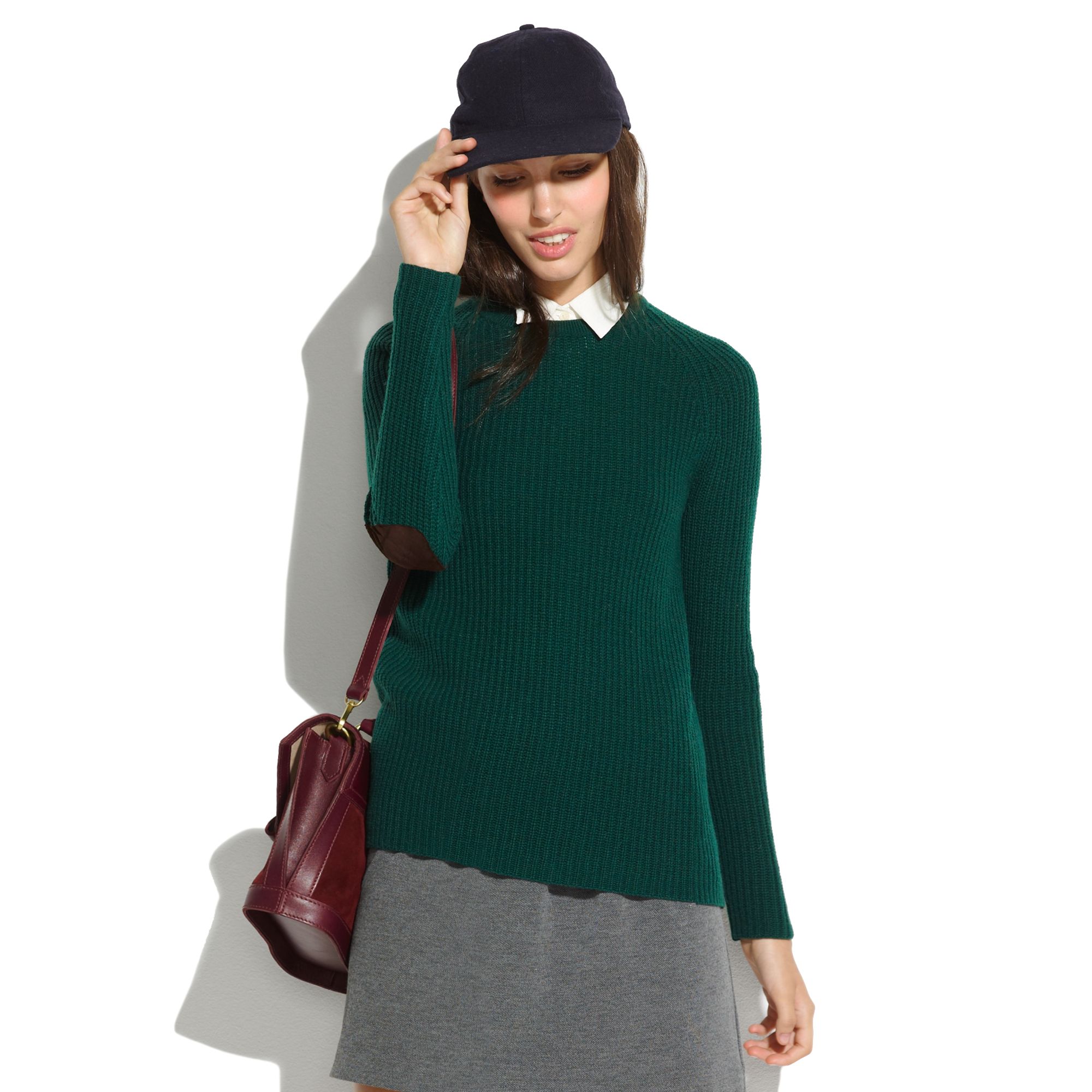 Sweater with elbow patches zara dress women love maxi