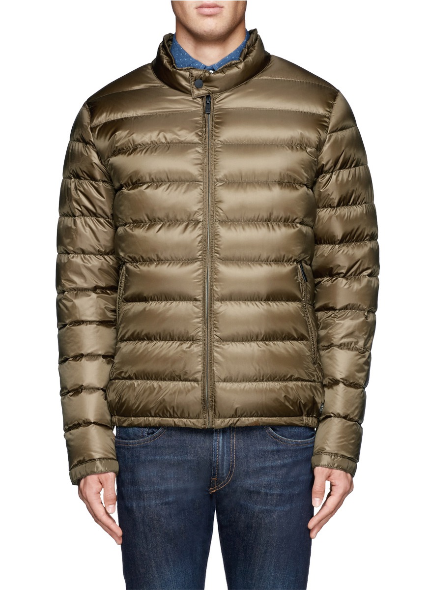 Lyst Scotch & Soda Quilted Down Jacket in Green for Men