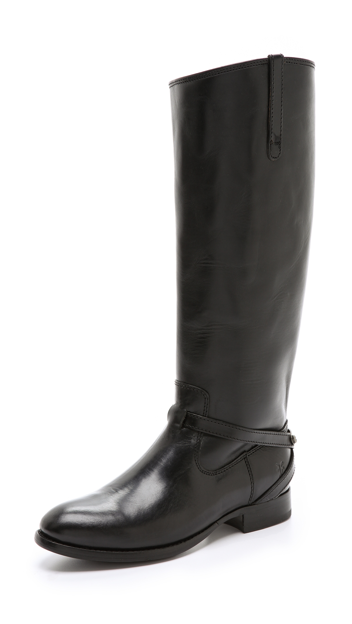 Lyst - Frye Lindsay Plate Boots in Black