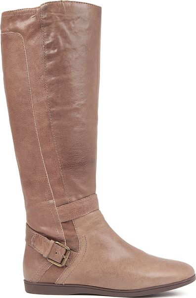 Nine West Toxicatn Knee Boots in Brown (Taupe) | Lyst
