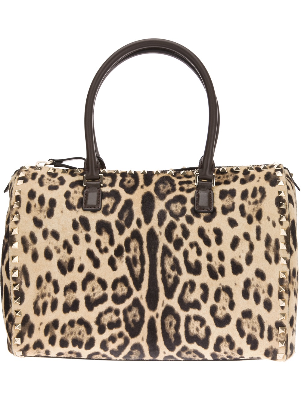 Lyst Valentino Leopard Print Duffle Bag In Natural Gallery