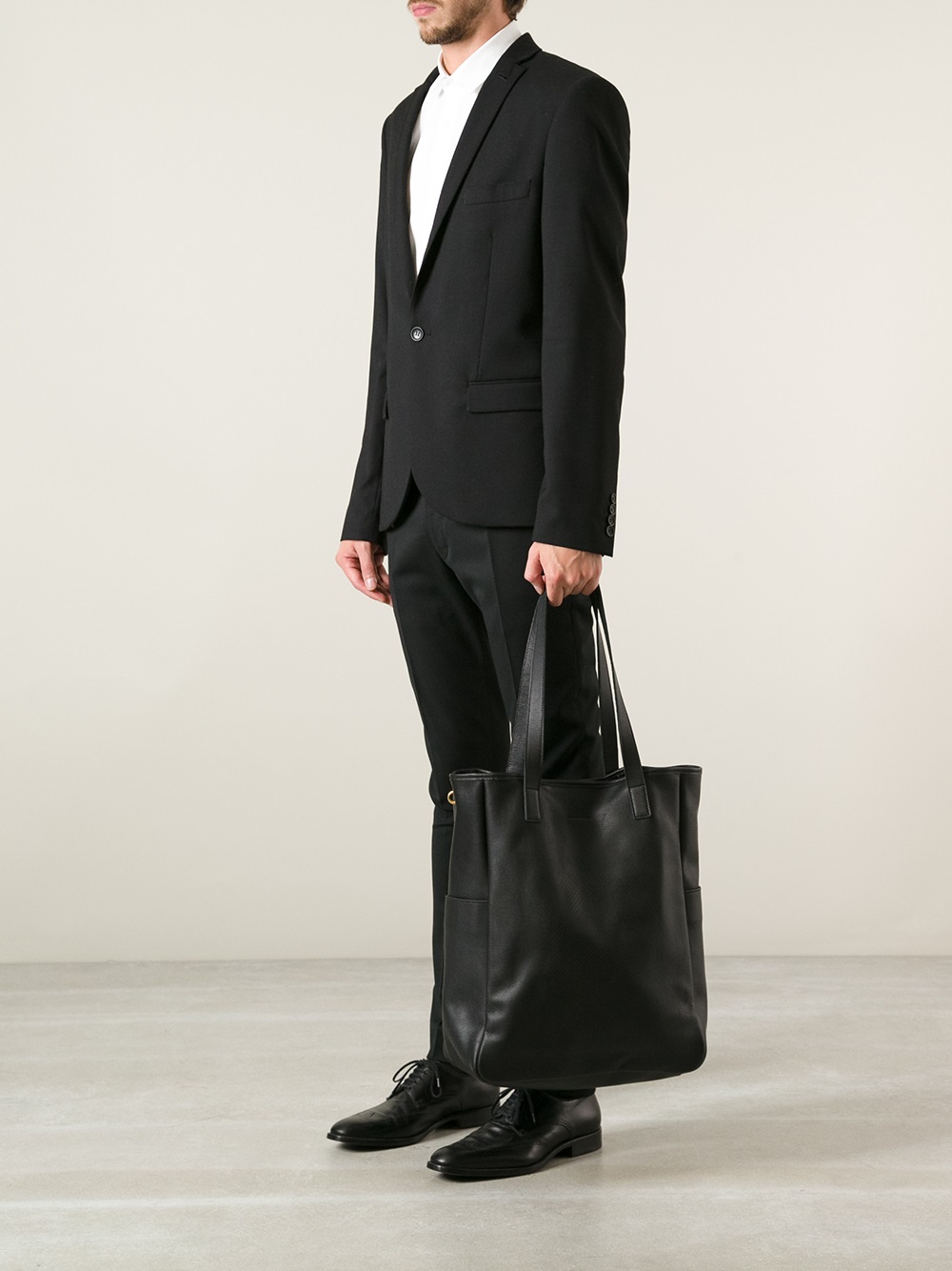 Lyst - Alexander McQueen Shopper Tote Bag in Black for Men