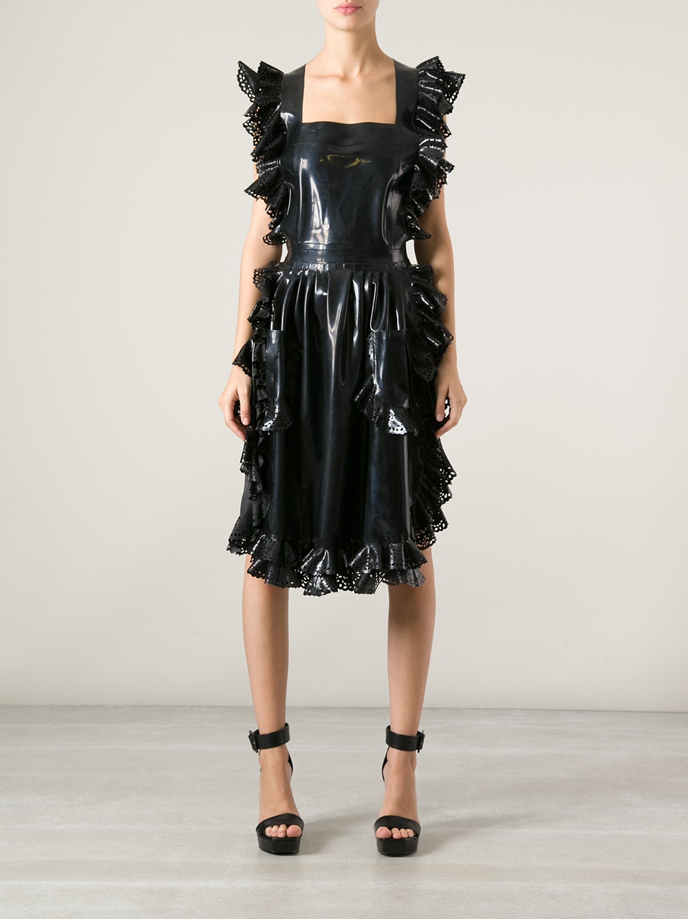 Lyst Meadham Kirchhoff Rubber Apron in Black