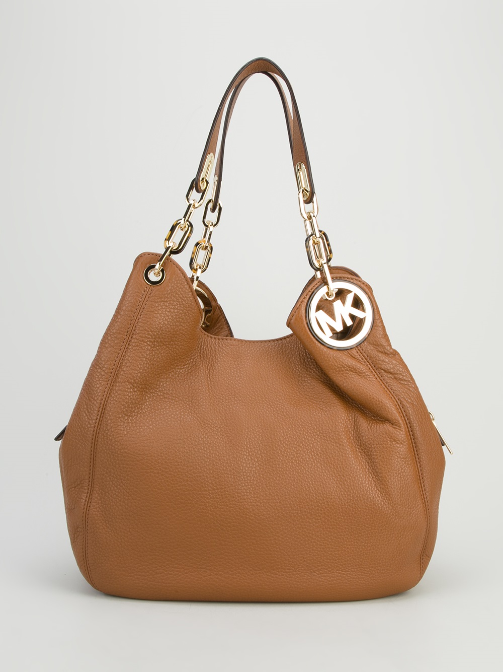 Brown leather Michael Kors purse