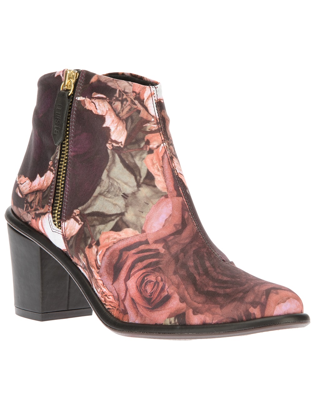 Miista Ankle Boot in Pink - Lyst