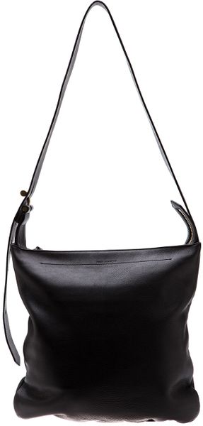 Reed Krakoff Thick Strap Cross Body Bag in Black | Lyst