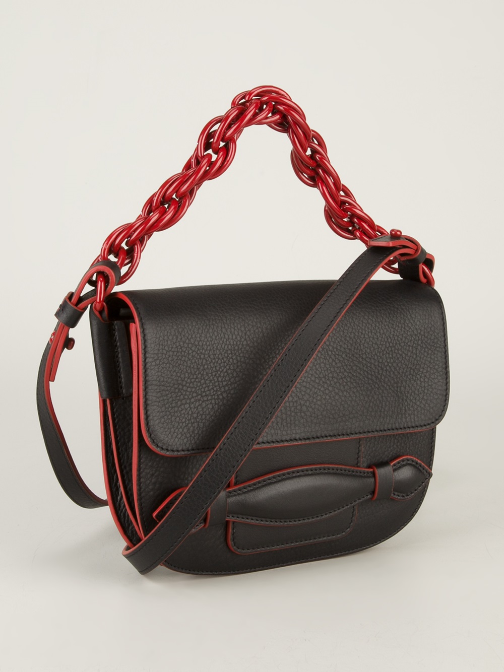 Lyst - Sonia Rykiel Chain Strap Bag in Black