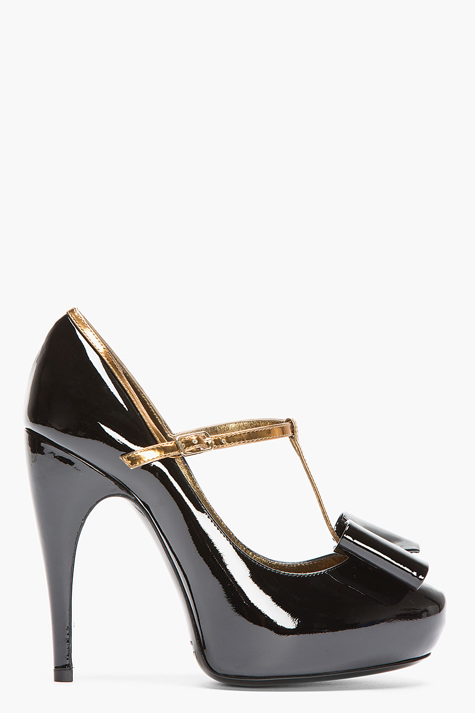 carmela patent leather bow & tassel red sole pumps