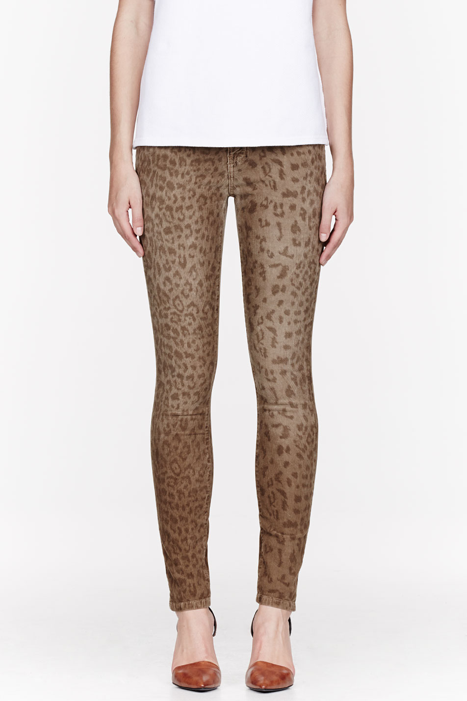 leopard skinny jeans