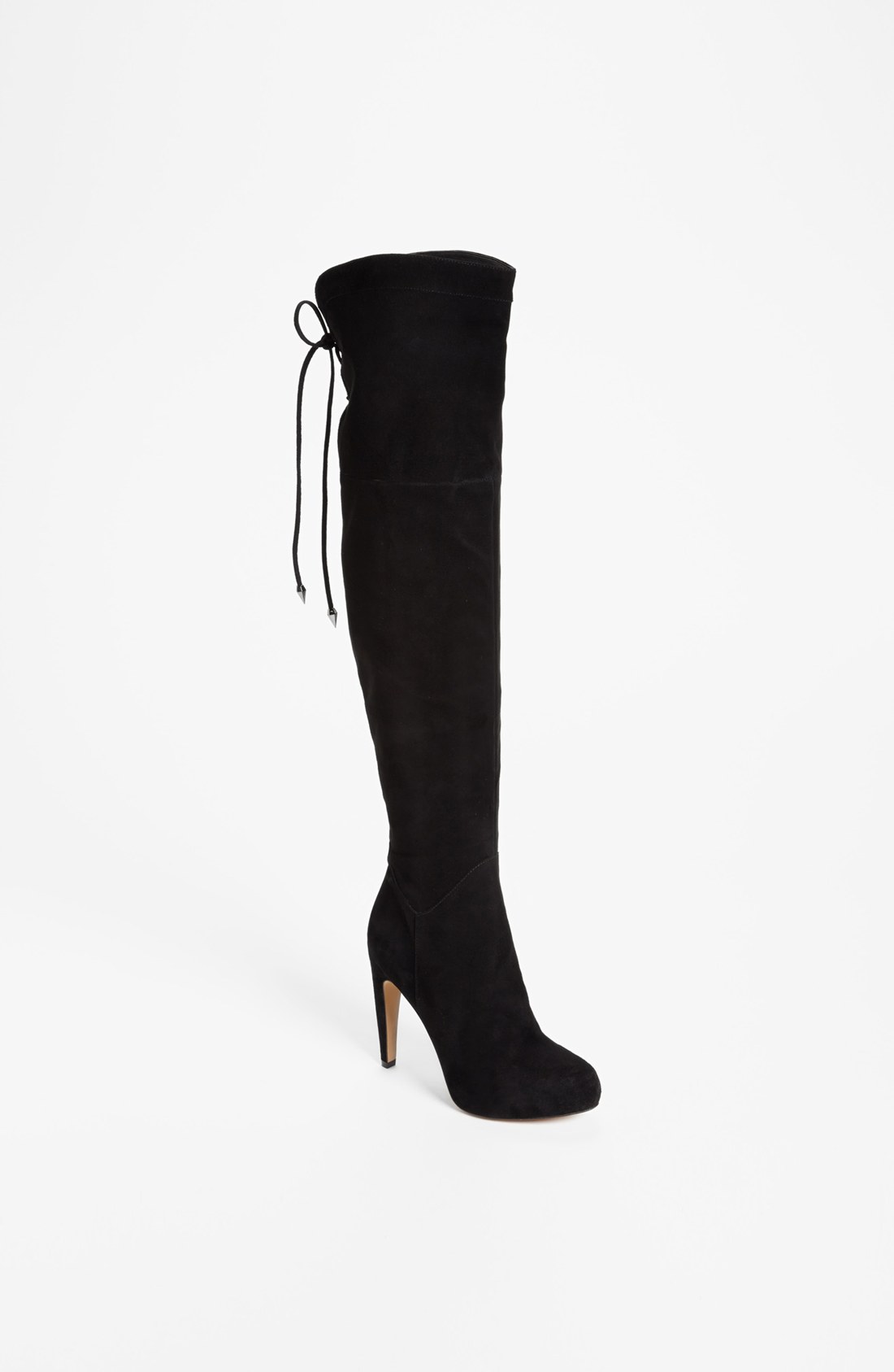Sam Edelman Kayla Over The Knee Boot in Black (Black Suede) | Lyst