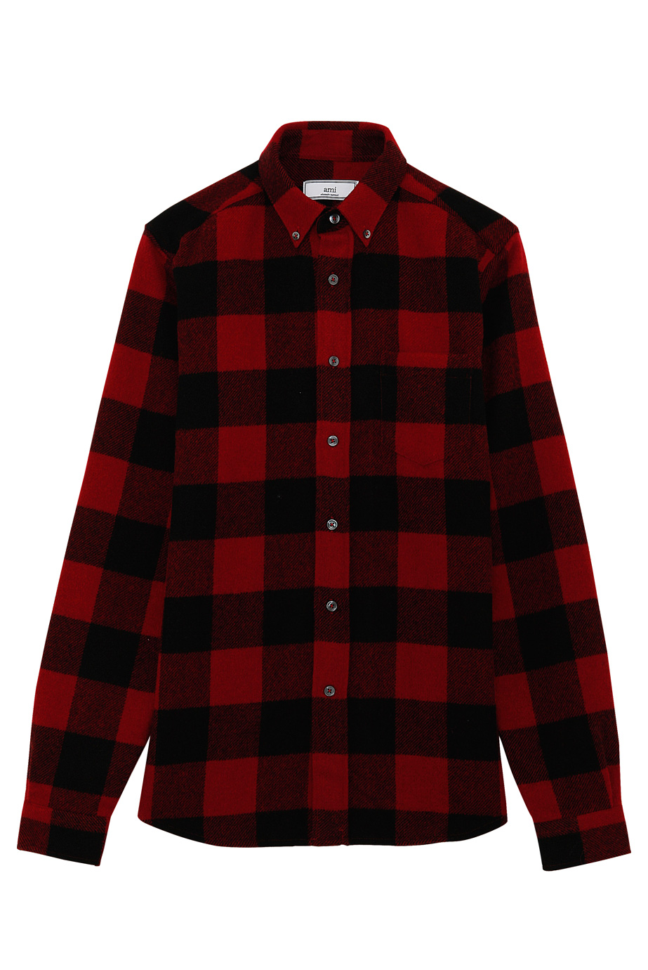 Ami Buffalo Check Wool Shirt in Multicolor for Men (multi) | Lyst