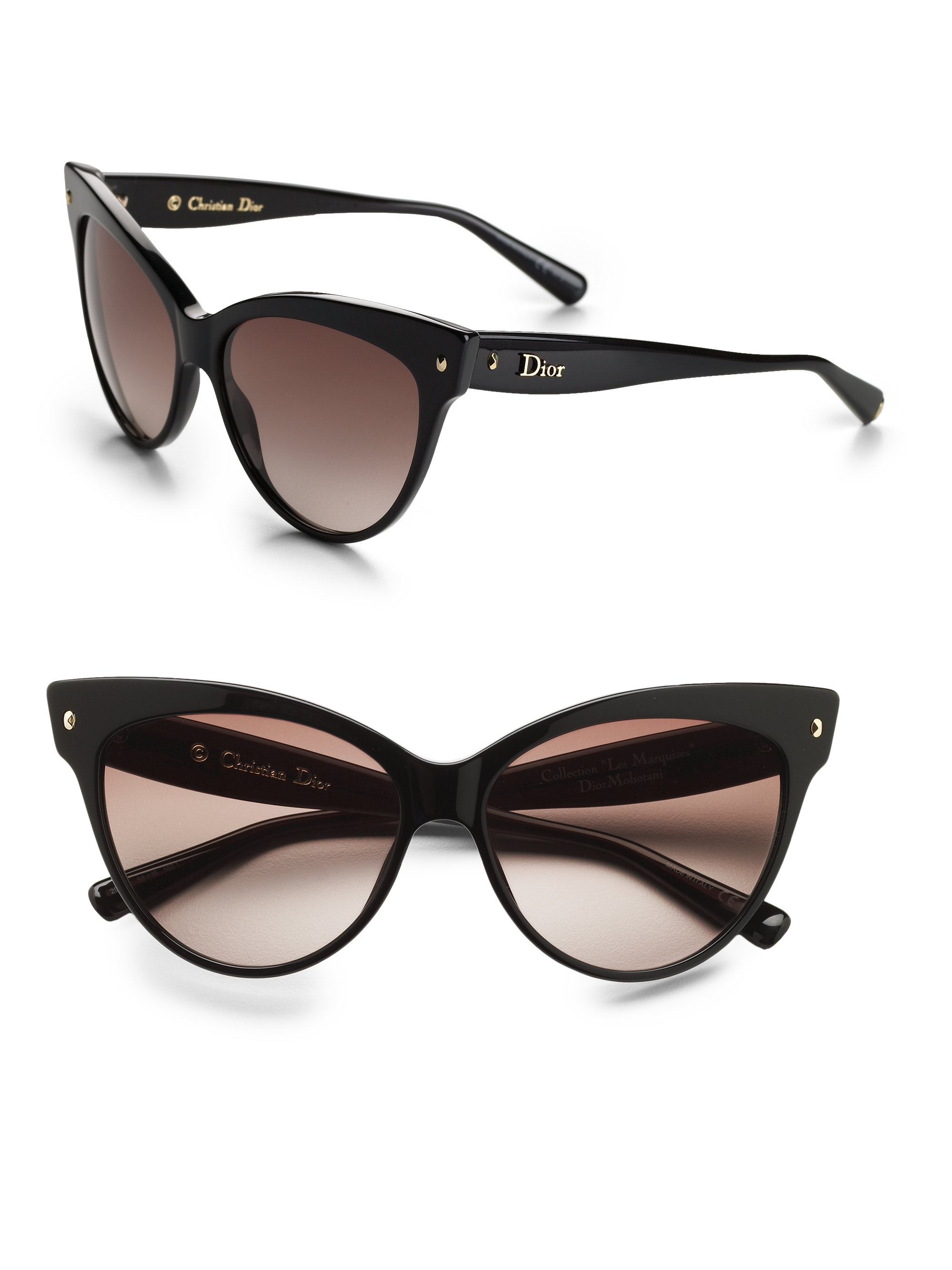 Lyst - Dior Cat's-eye Sunglasses in Brown