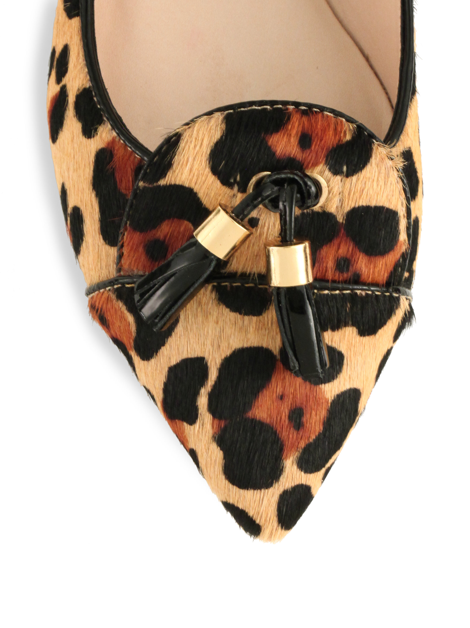 kate spade leopard flats