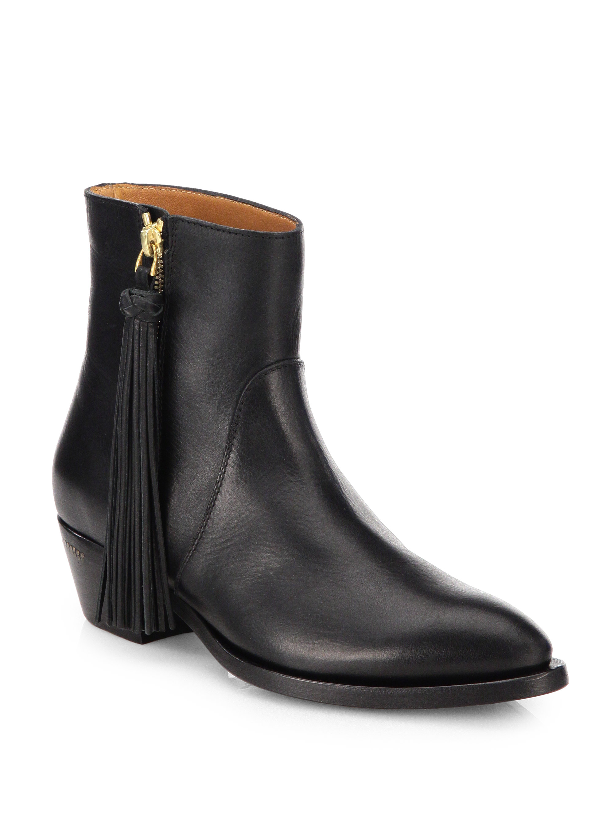 ralph lauren womens leather boots