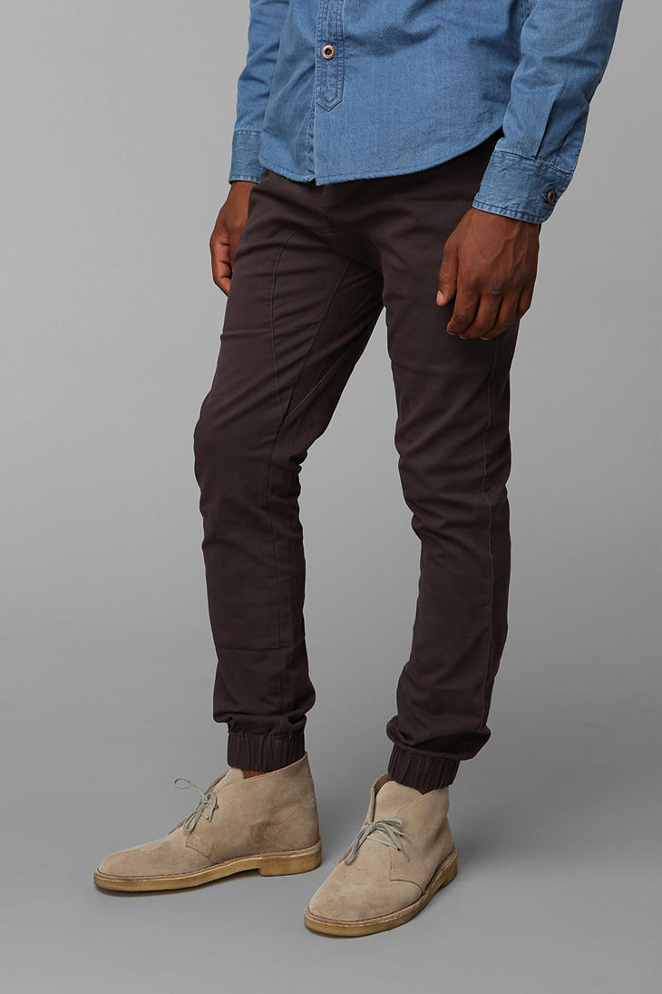 khaki cargo jogger pants