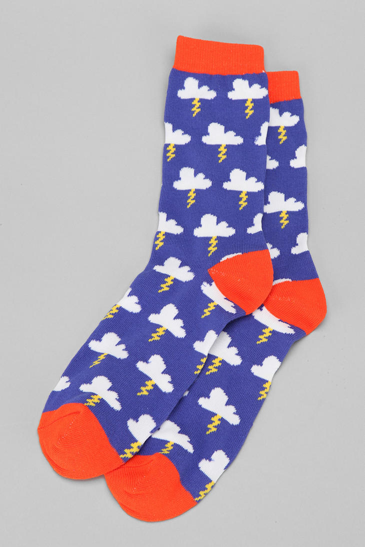 Urban outfitters Storm Cloud Socks in Blue for Men Lyst