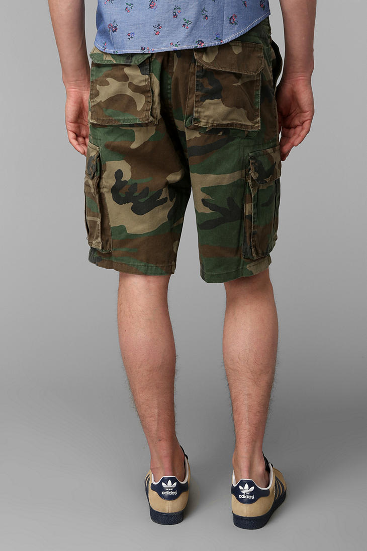 Lyst - Urban Outfitters Rothco Camouflage Cargo Short in Green for Men