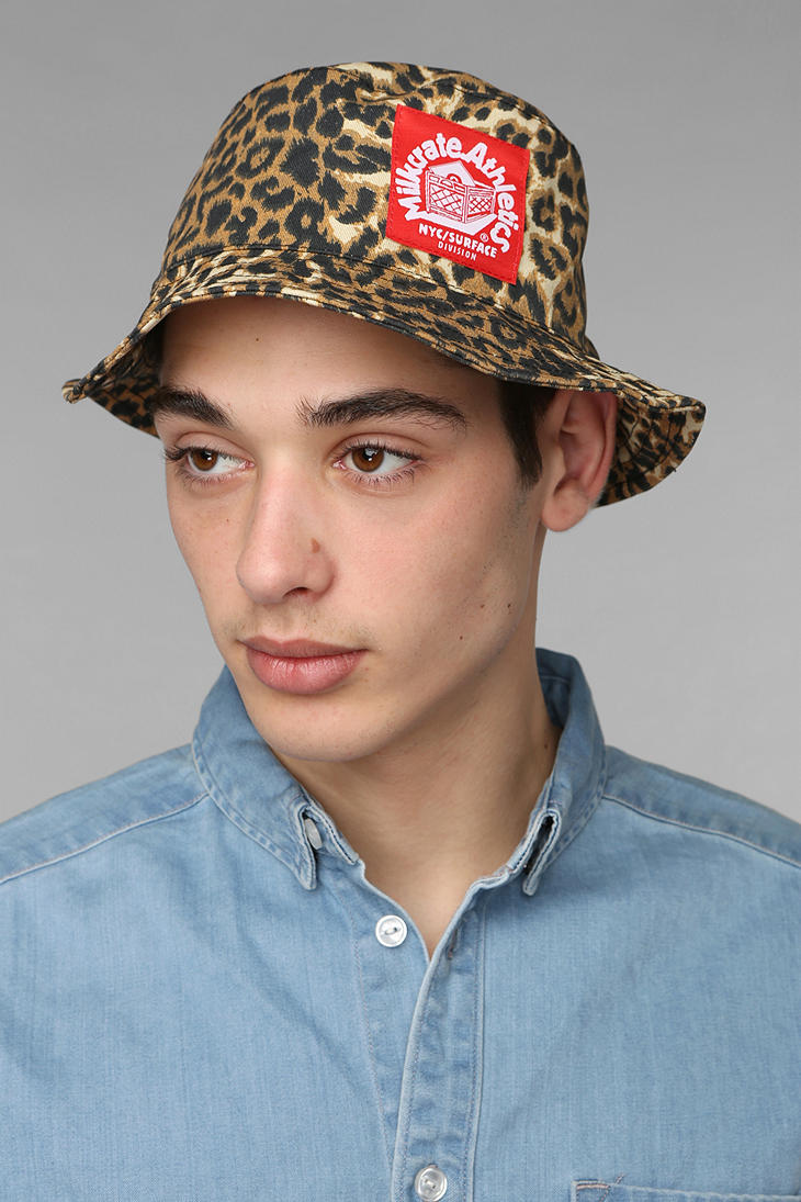 Lyst Urban Outfitters Milkcrate Safari Bucket Hat in Brown for Men
