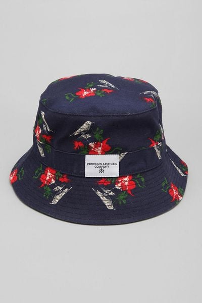 Urban Outfitters Profound Aesthetic Birds Bucket Hat in Blue for Men ...