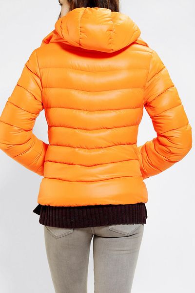 Urban Outfitters Numph Bright Idea Puffer Jacket in Orange | Lyst