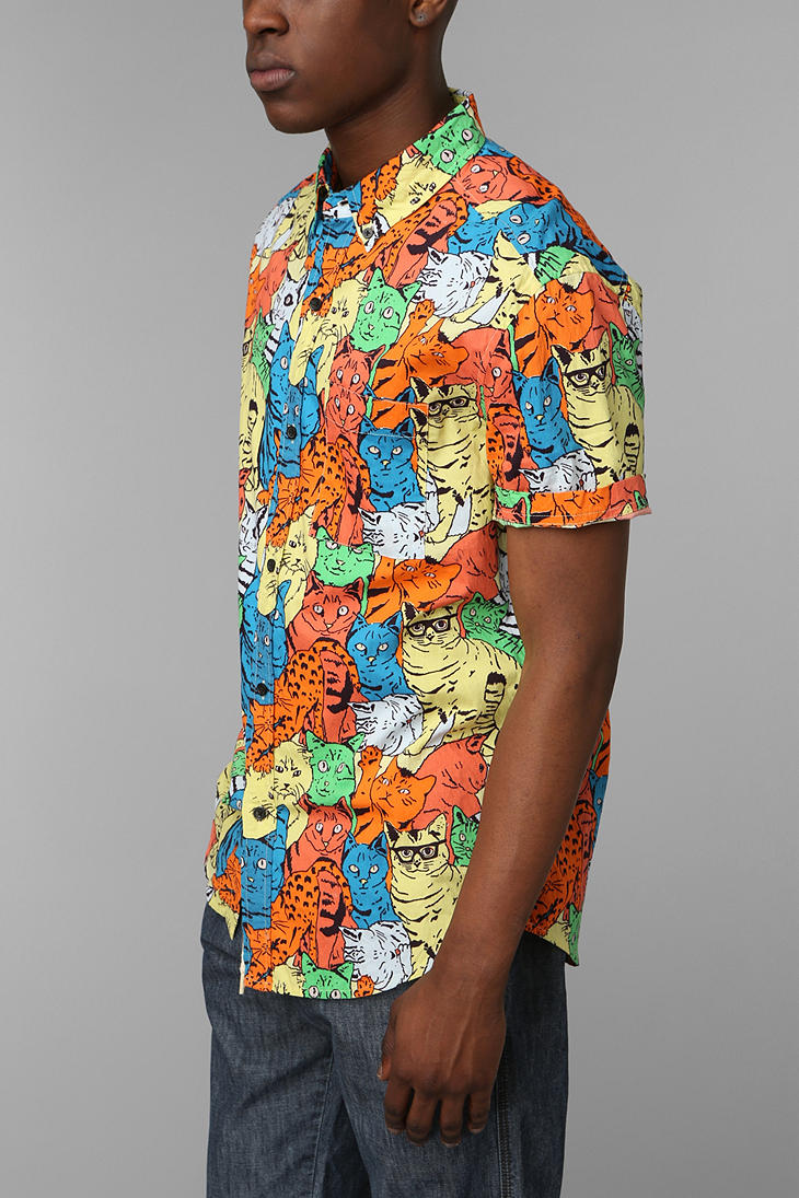 Lyst - Urban Outfitters Shirts For All My Friends Weird Kitty ...