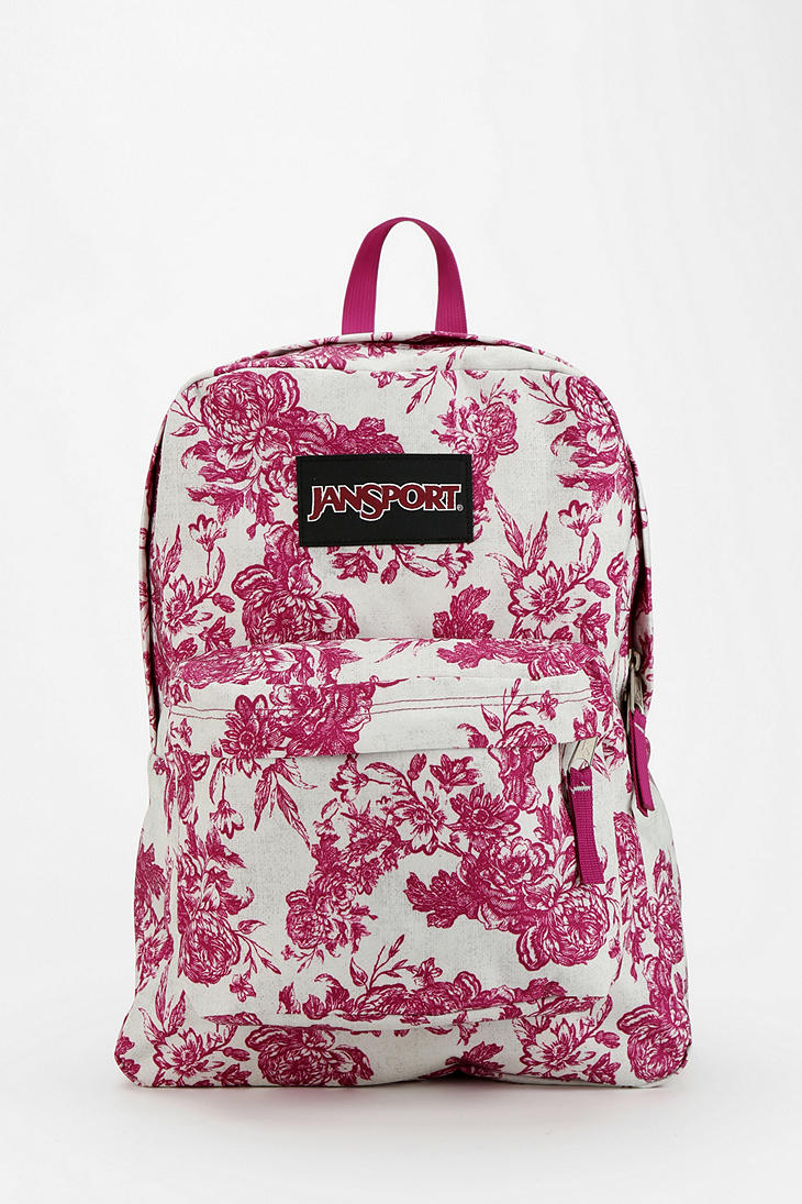 Urban Outfitters Jansport Etoile Floral Print Backpack in Pink Lyst