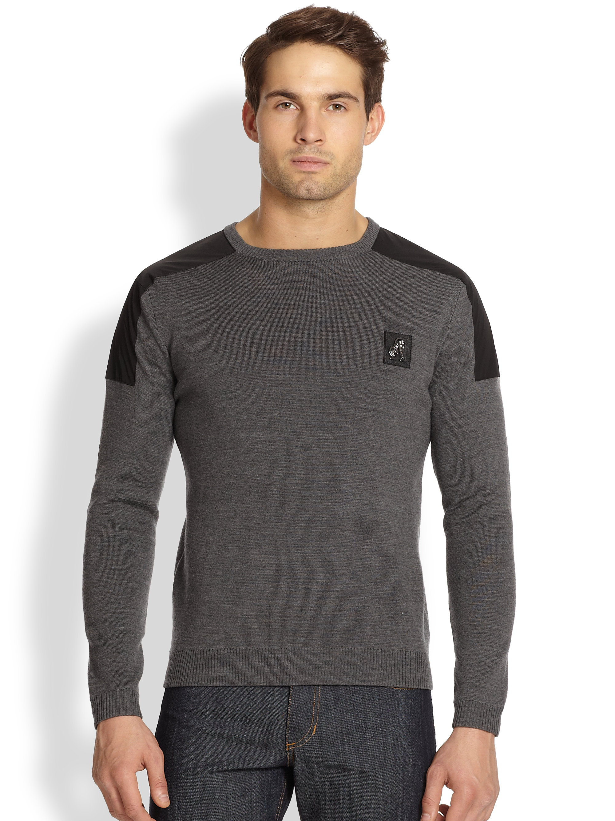 grey versace sweater