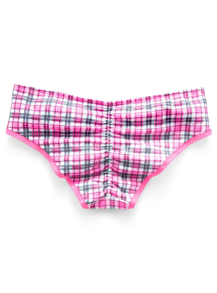 Victoria's Secret Ruchedback Hiphugger Panty Purple L in Pink (iconic ...