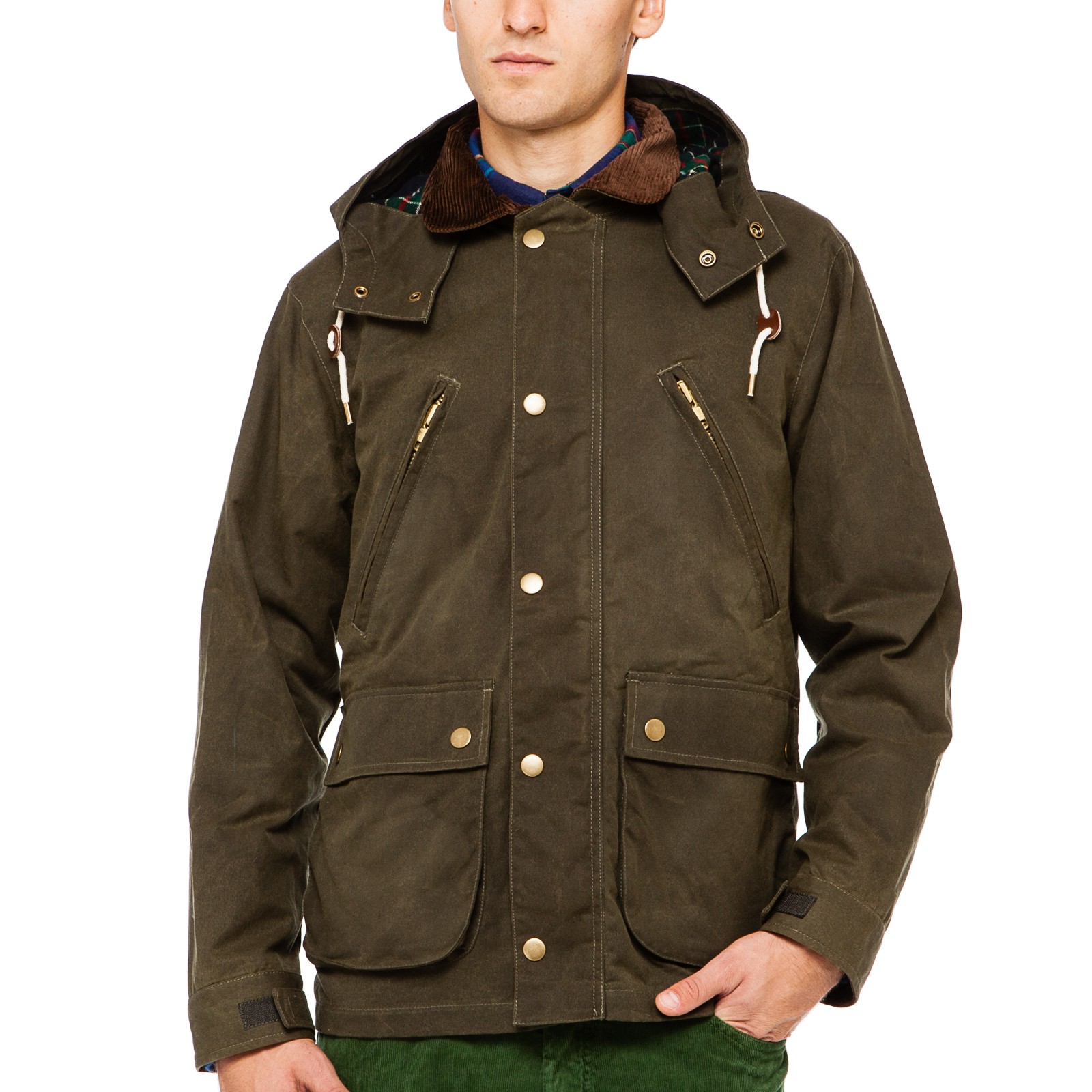 Gant Rugger Wax Your Back Jacket in Green for Men | Lyst