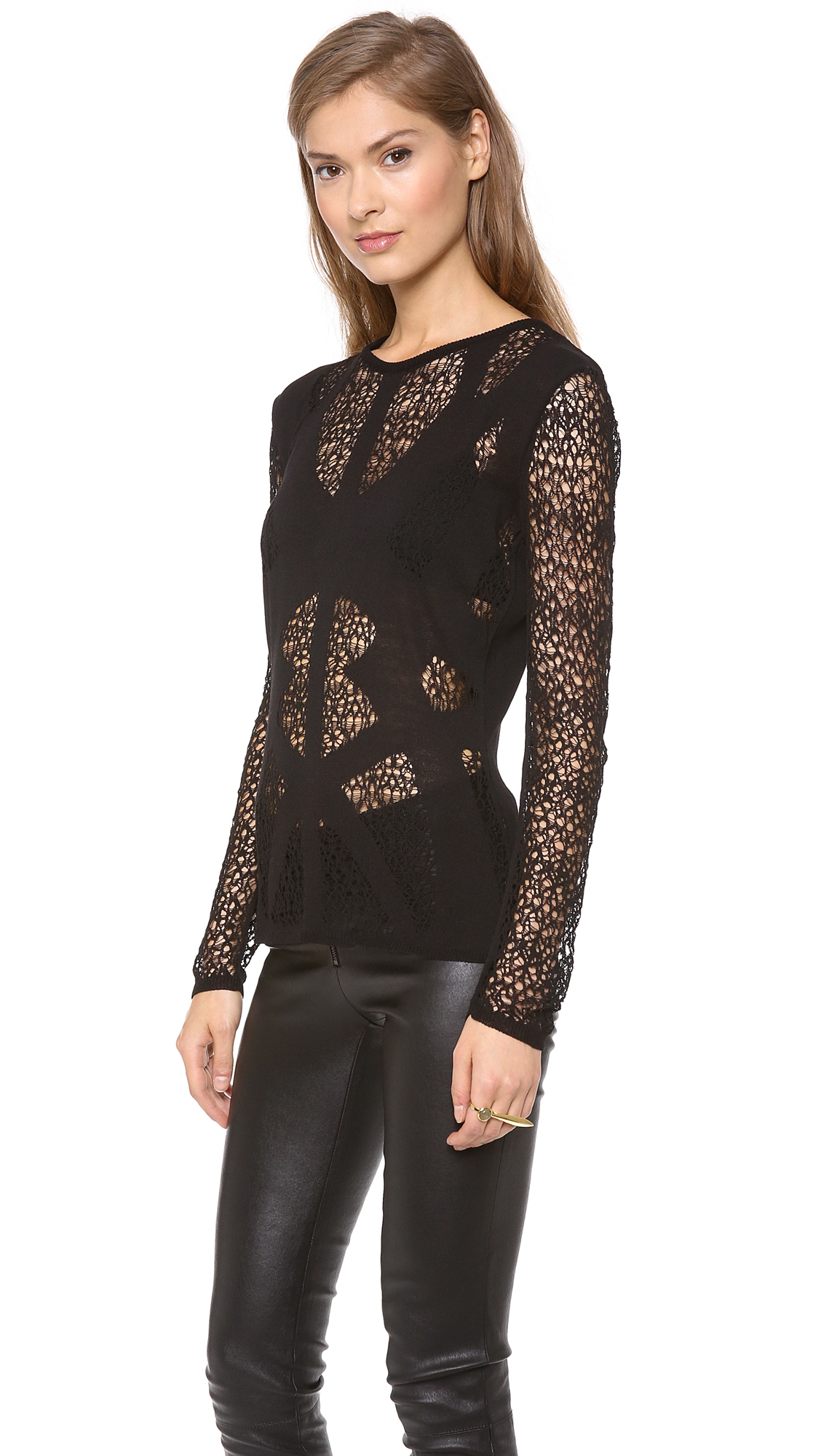 Lyst - Dagmar Dea Sweater in Black