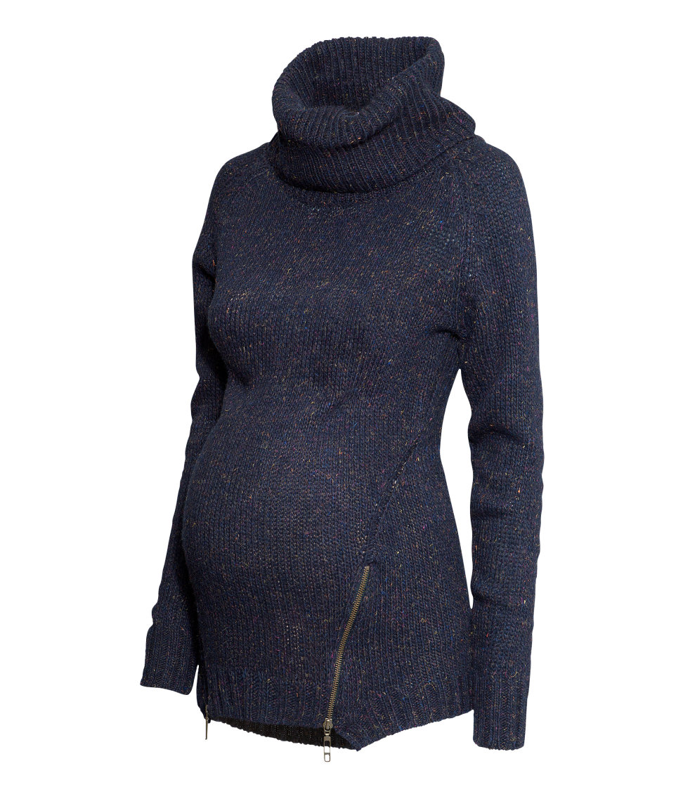 ladies poloneck jumper