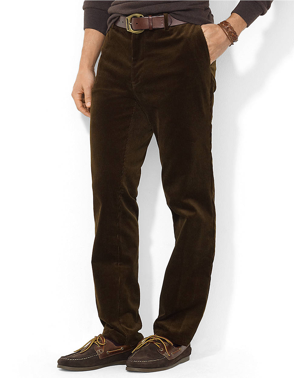 Polo ralph lauren Classic-Fit Stretch-Corduroy Pants in Brown for Men ...