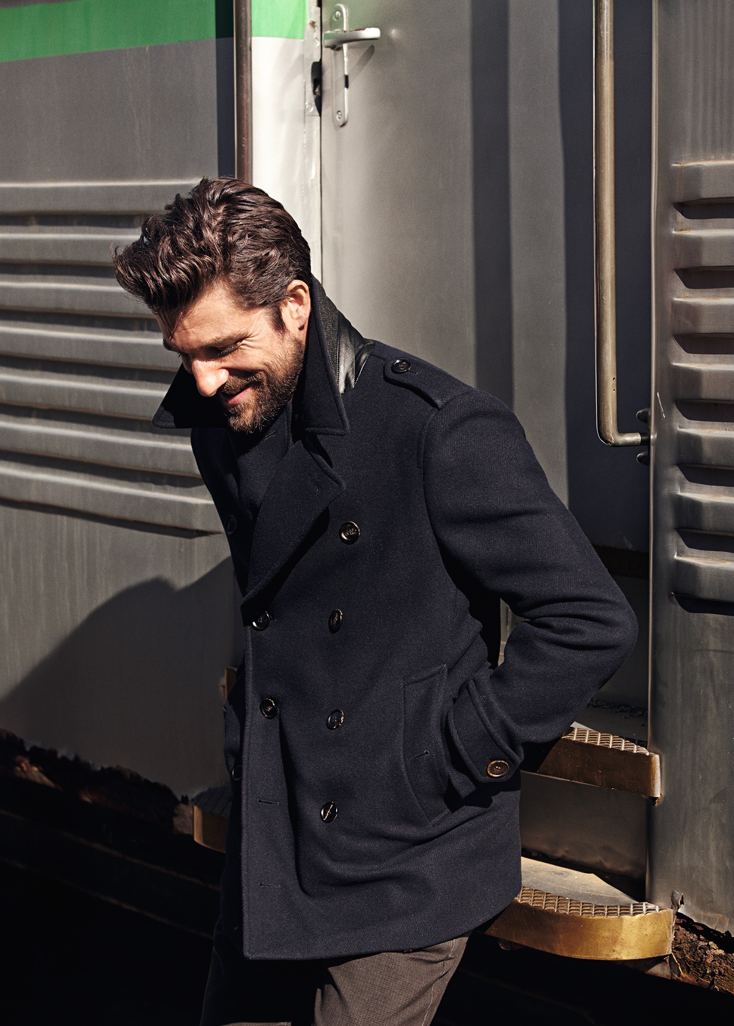 My Names Is Coat A Peacoat Www Berabbity Com Wool Blend Peacoat Banana Republic Mens Navy