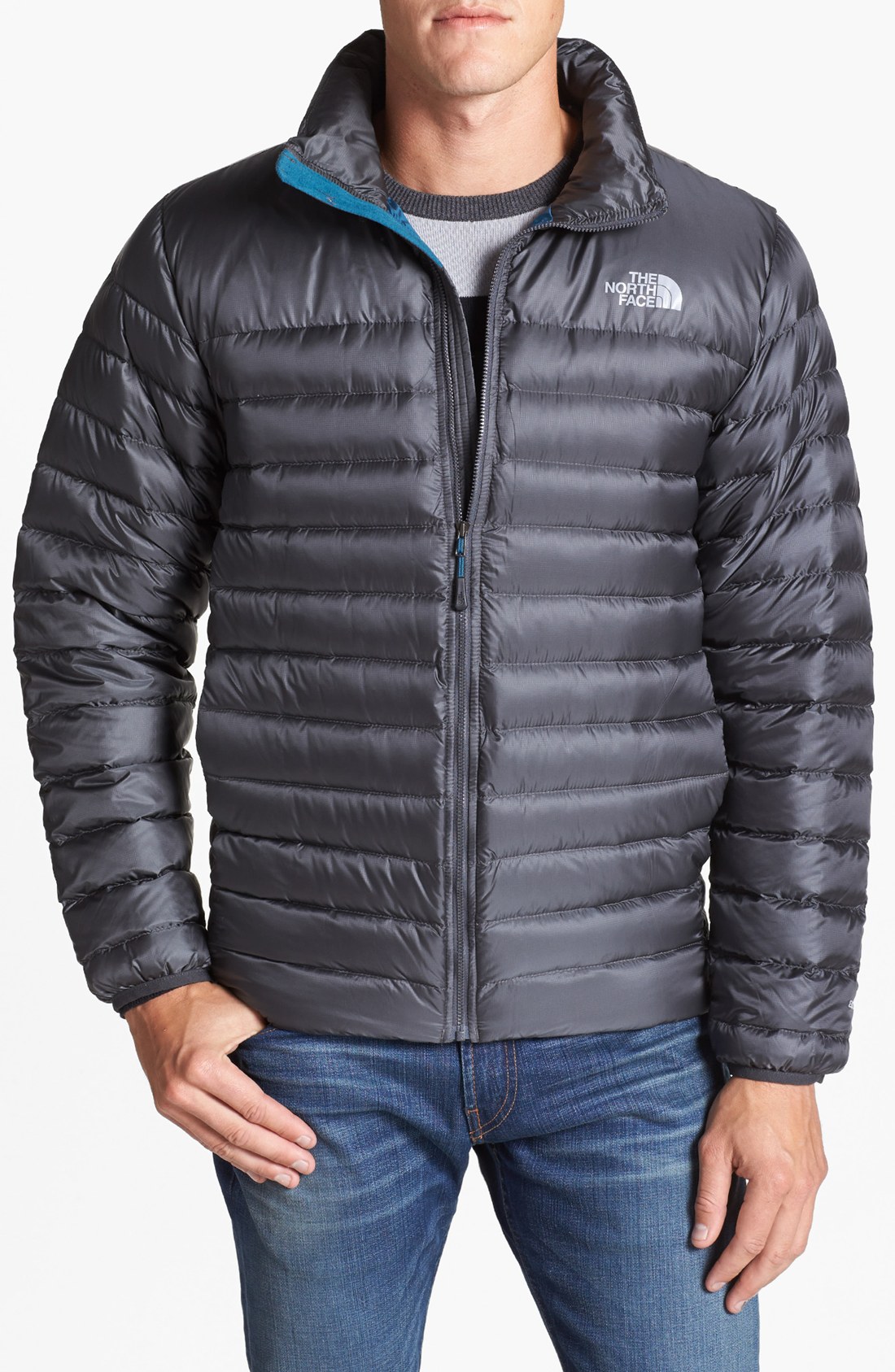 The north face Thunder Water Resistant Down Jacket in Black for Men ...
