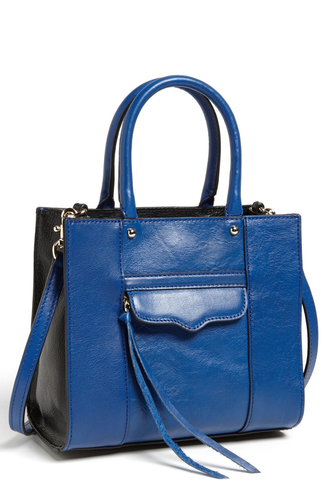 Rebecca minkoff Mab Mini Tote in Blue (Electric Blue/ Black) | Lyst