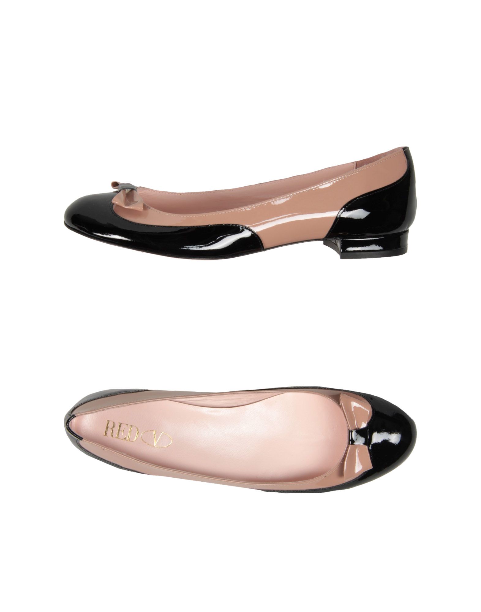 Red Valentino Ballet Flats in Beige (Skin color) | Lyst