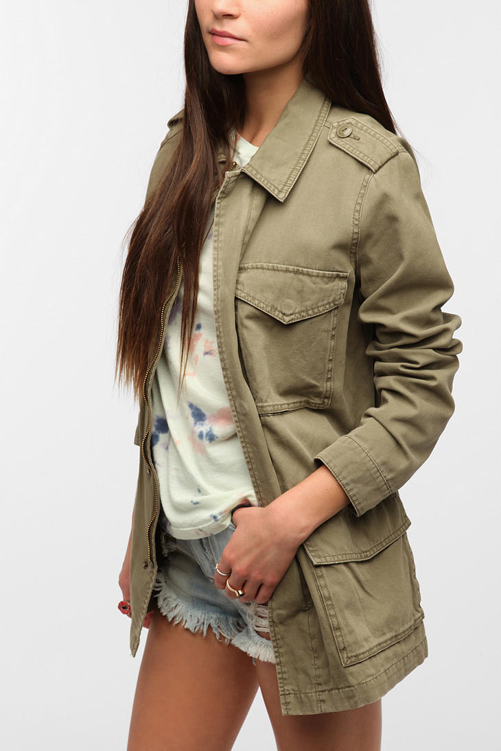 Lyst Urban Outfitters Ecote Oversized Surplus Jacket In Green Gallery Previously Sold At Urban Outfitters