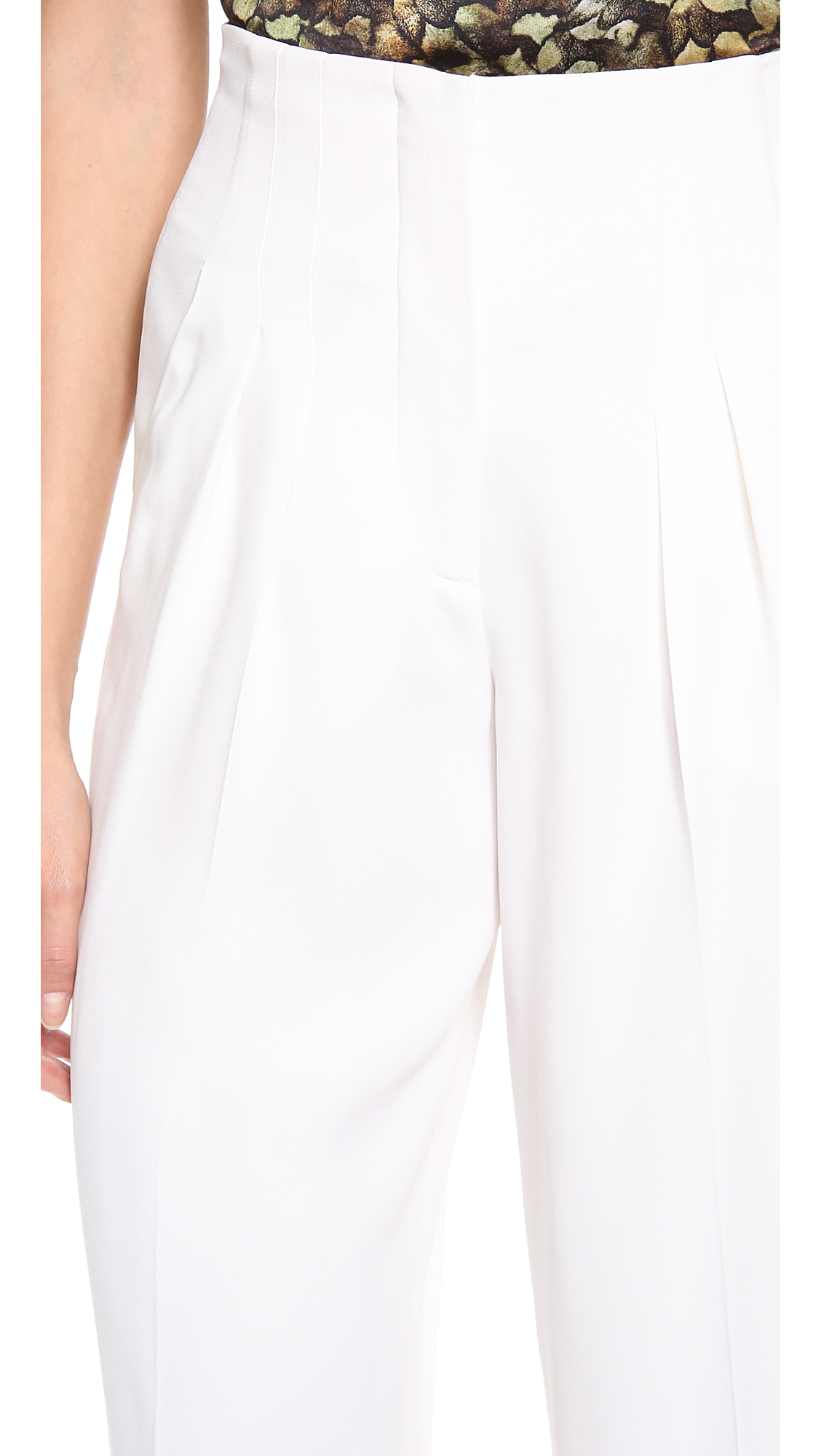 Lyst - Philosophy Satin Wide Leg Pants in White